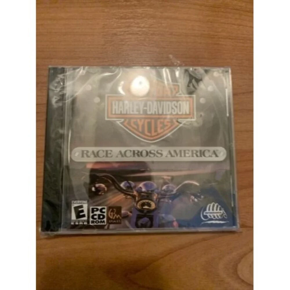 Harley Davidson PC CD Rom Video Game 1999 Motorcycle Race Across America